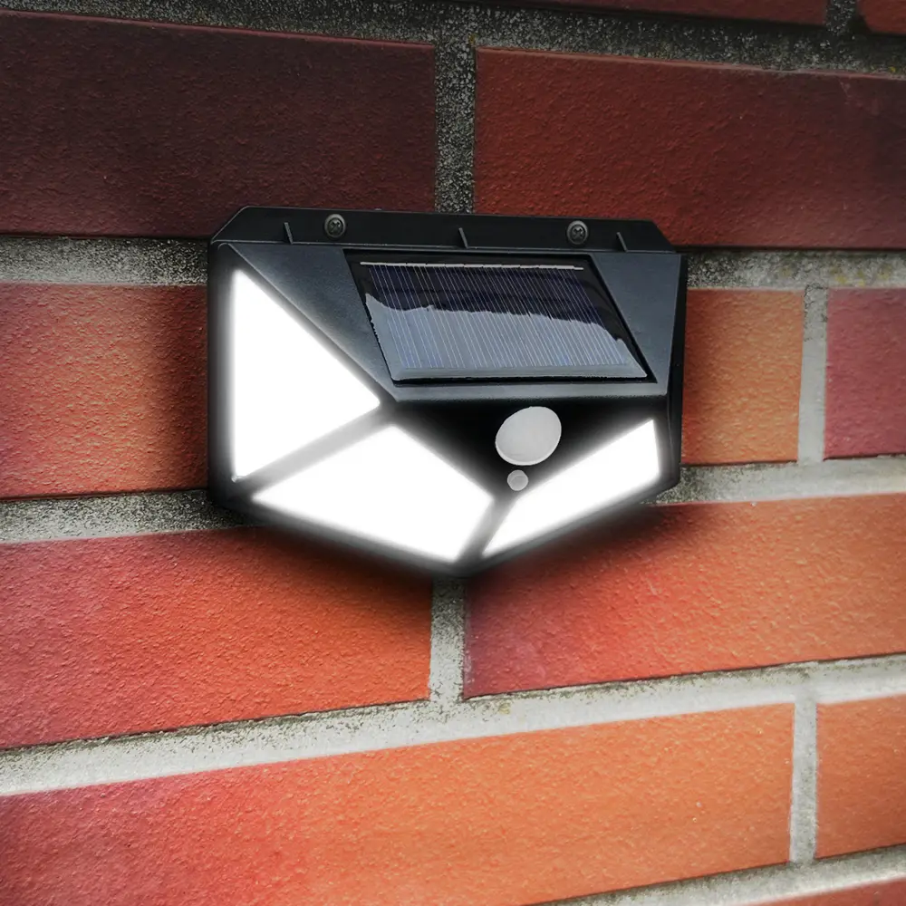 Светильник светодиодный уличный Duwi Solar LED на солнечных батареях 10Вт 6500К 600Лм IP65 датчик движения черный STLM-2184181