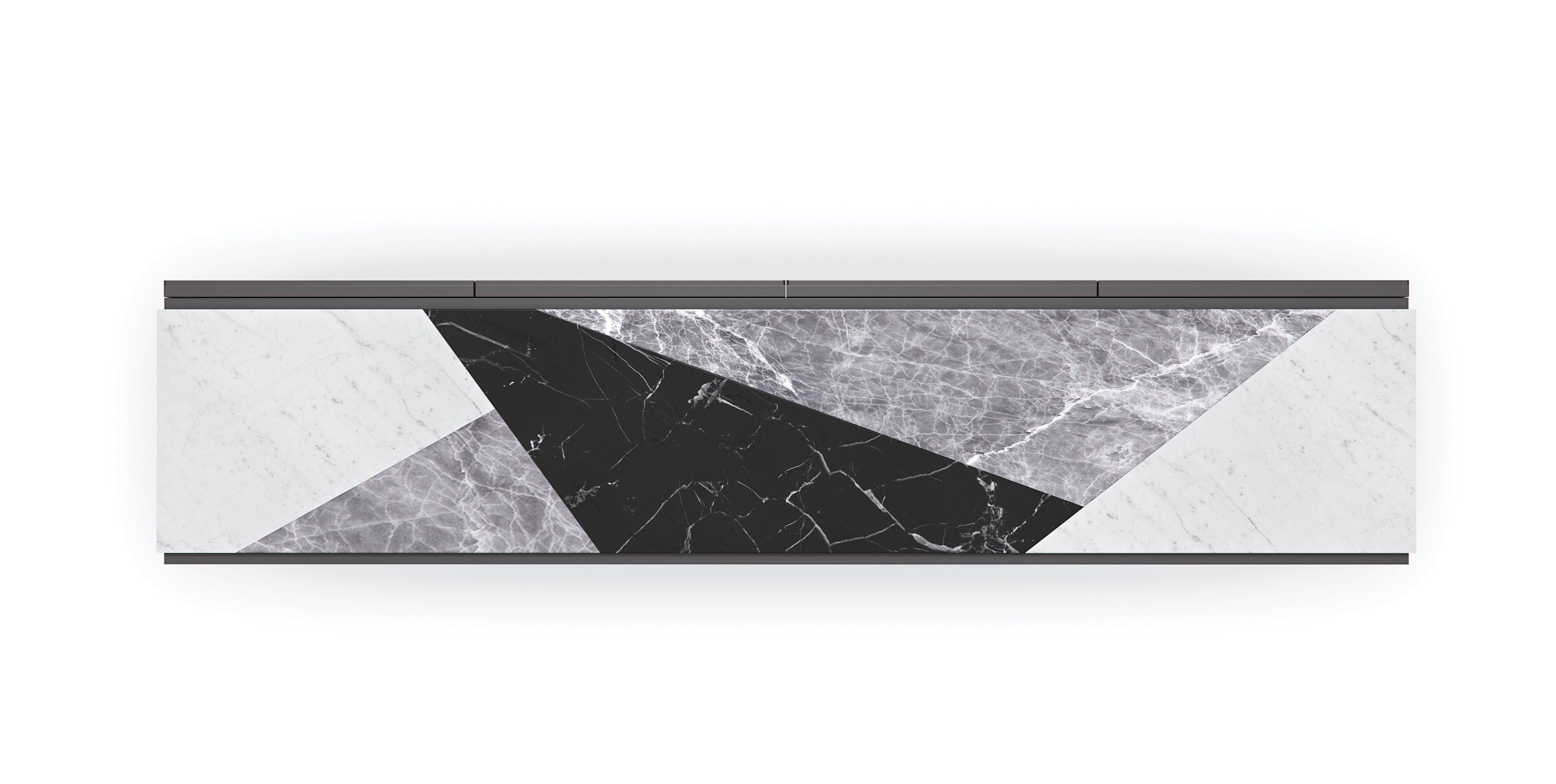 Деревянный шкаф с распашными дверями и каменным верхом Caracole OVER THE EDGE ARCH-00107937 - Вид №3