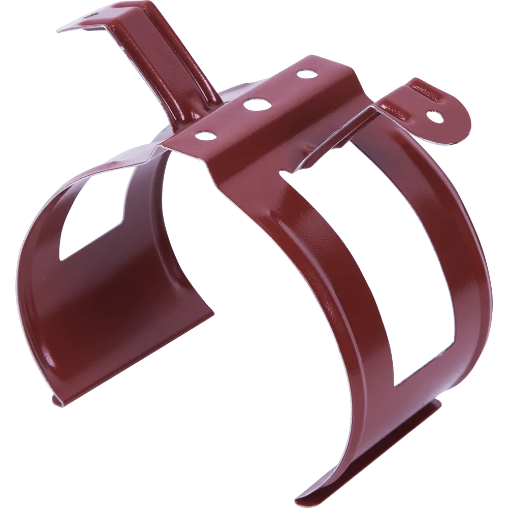 10009711 Хомут для водосточной трубы цвет красный STLM-1019489 ИНТЕРПРОФИЛЬ 