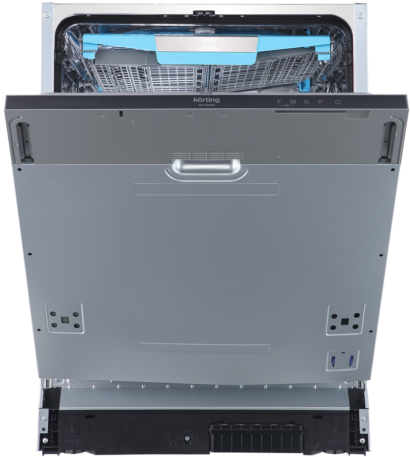 KDI 60985 Встраиваемые посудомоечные машины / полновстр., 60 см, 14 компл., третья корзина для столовых приборов, а+++/a/a, электронное сенсорное управление touch control, цифровой led дисплей белого цвета cold white, 8 программ, автоматическая программа Santreyd 