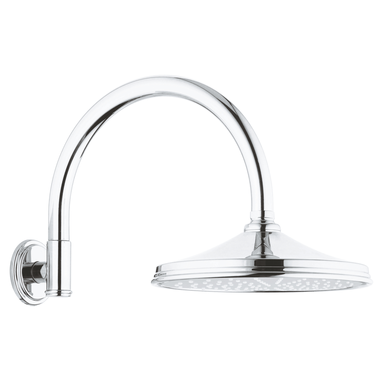 Верхний душ GROHE Rainshower Rustic, 1 режим, диаметр 210 мм, хром (28369000) - Вид №1