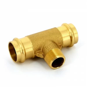 Тройник пресс-Н IBP 28 х 3/4" х 28 бронза