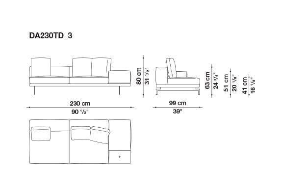 Кожаный диван B&B Italia док ARCH-00130675 - Вид №39