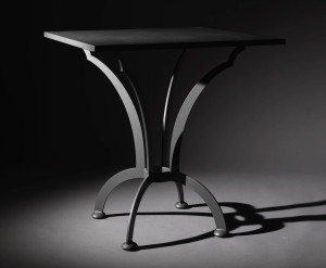 Квадратный садовый стол из нержавеющей стали