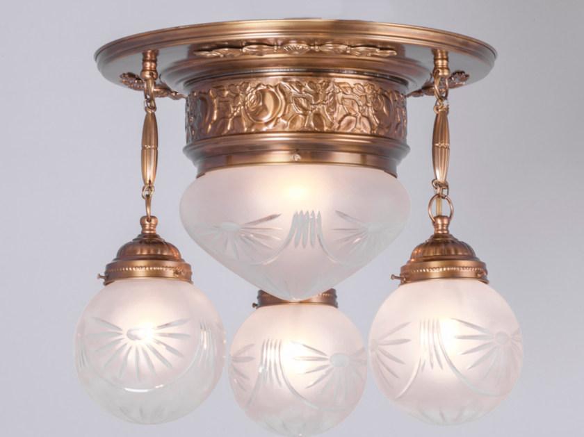 Patinas Lighting Потолочный светильник из латуни Pecs sun-id-1423623 - Вид №1