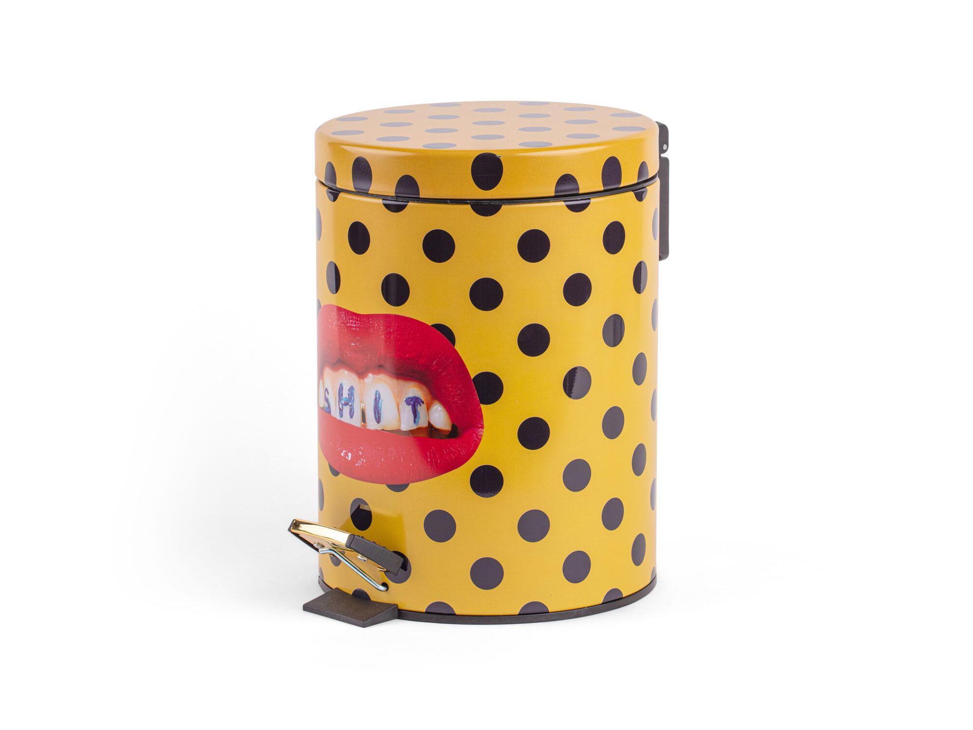 Металлическая мусорная корзина Seletti SHIT 5L ARCH-00086224 - Вид №1