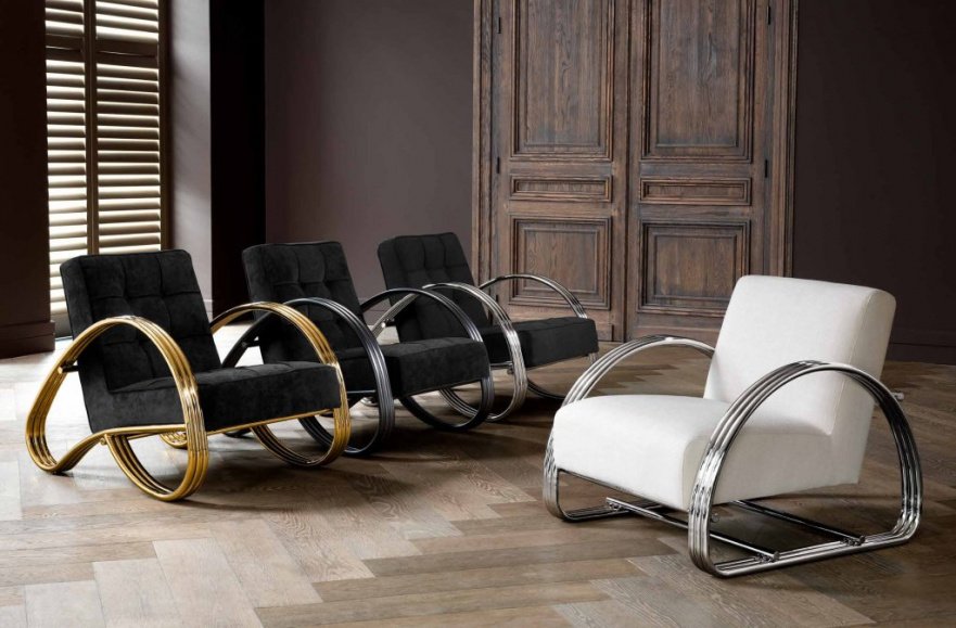 Кресло Domani от Eichholtz черное EICHHOLTZ ДИЗАЙНЕРСКИЕ, EICHHOLTZ 062280 Черный  - Вид №5