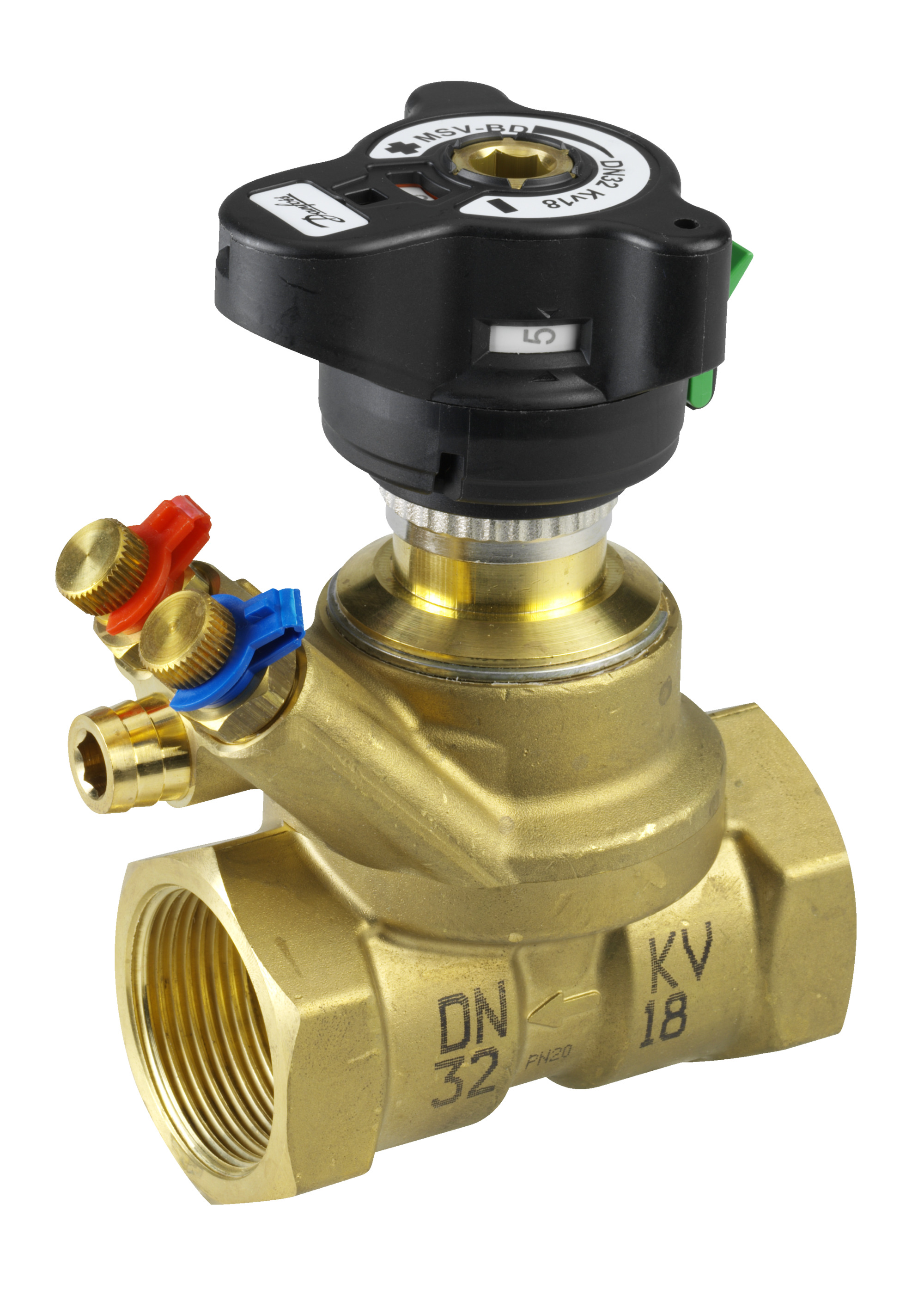 Danfoss Ручной балансировочный клапан MVT MVT Ду15 ручн.Баланс.Клап.наруж.резьб 003Z4182  - Вид №12