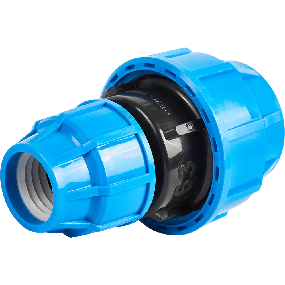 Муфта переходная ПНД Политэк 63x40 мм STLM-2121128 - Вид №3