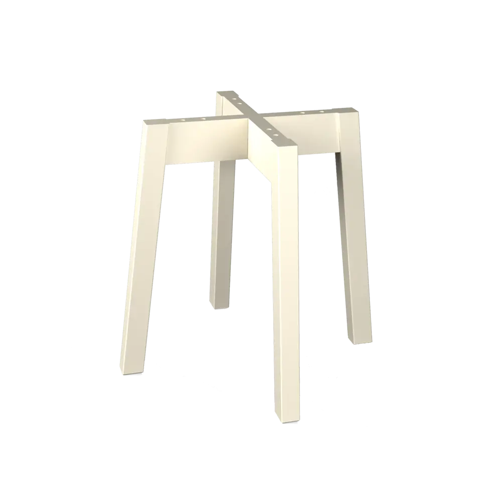 Каркас для табурета Гавр Delinia 33x33x41.5 см 42 см дерево цвет слоновая кость STLM-2002580