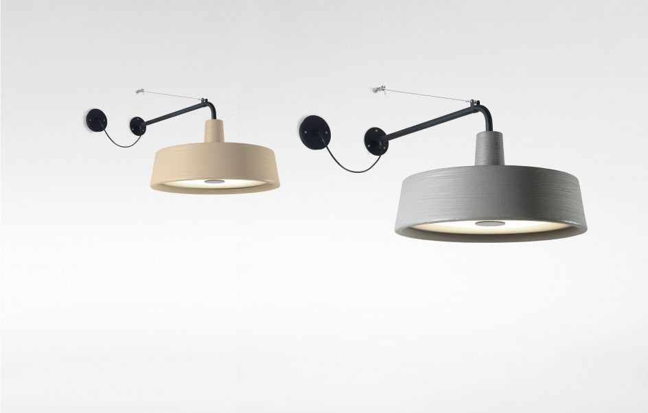 094307 Уличное бра A LED каменно-серое Marset Soho - Вид №1