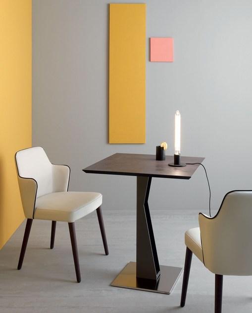 Italy Dream Design Керамический стол квадратный по контракту sun-id-1508513 - Вид №2