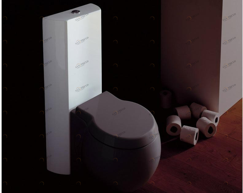 8404 Компакт унитаз с бачком Белый Scarabeo Ceramiche Planet Италия