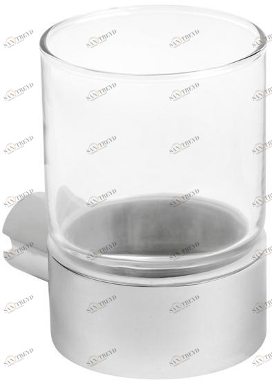 Mat Inter Настенный держатель для зубных щеток из нержавеющей стали и стекла Bilbao Ac05.09990