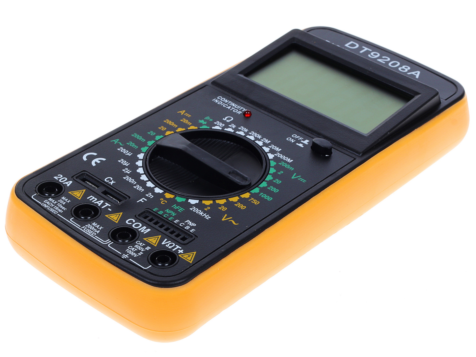 Мультиметр TEK DT 9208A 1118129 STDN-0139283 - Вид №3