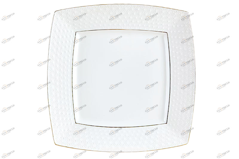 Блюдо квадратное The snow Queen КОРАЛЛ THE SNOW QUEEN 029604 Белый 