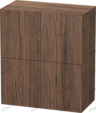 LC117702121 L-Cube Шкаф Орех темный декор Duravit