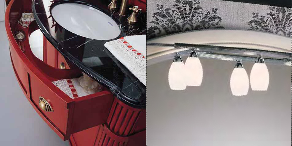 Комплект мебели для ванной комнаты Tiffany №4 Eurodesign 49 - Вид №1