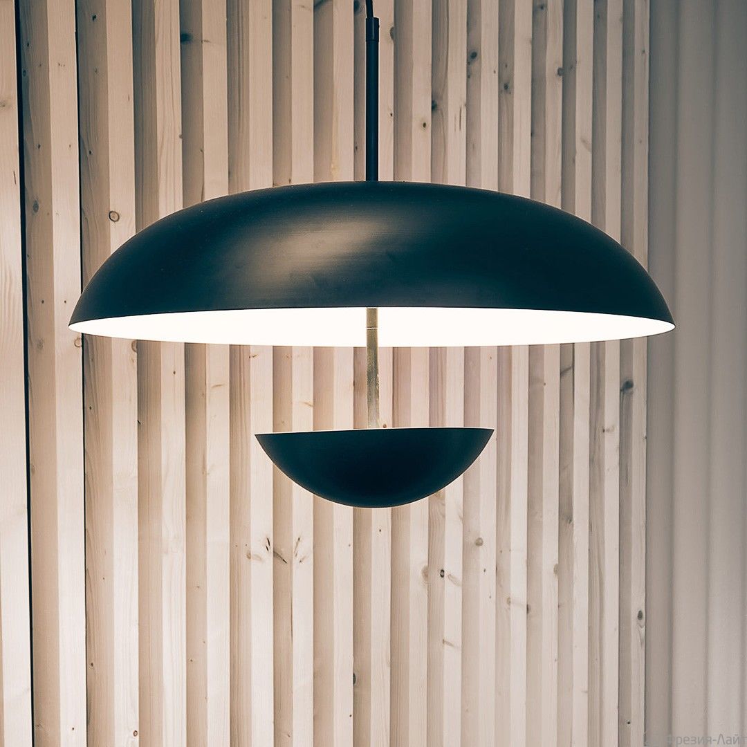 Aromas C1158 black ext/white int/black люстра подвесная черное/белое Ella 121521