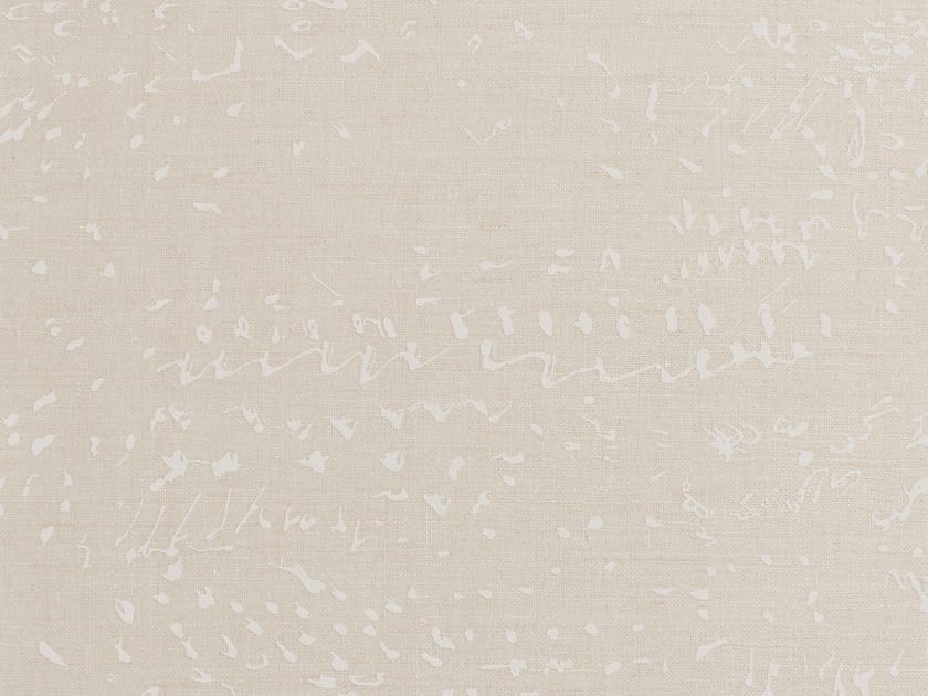 Льняная настенная ткань с графическим рисунком Dedar YAMNAYA LETTERS WALL ARCH-00132215