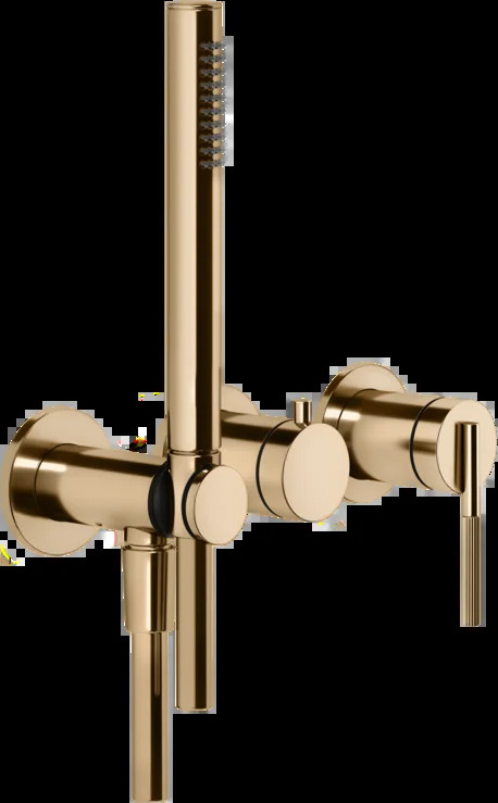 Смеситель для душа 63545 735 Gessi Ingranaggio ТЕПЛАЯ БРОНЗА PVD