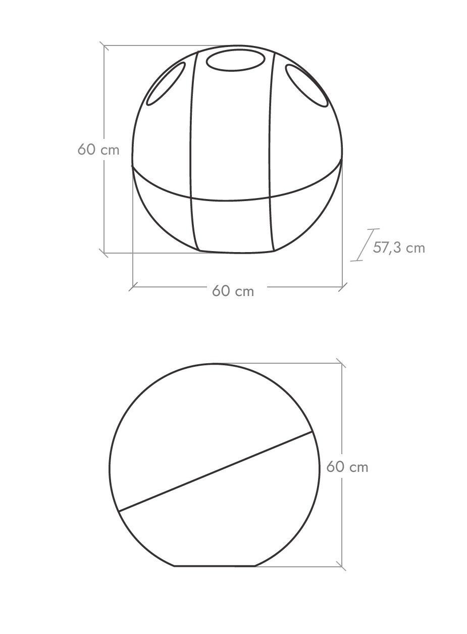 Рециркулированный Nylon ® держатель для мусора для утилизации отходов SoldiDesign SFERA GALÀ ARCH-00028701 - Вид №2