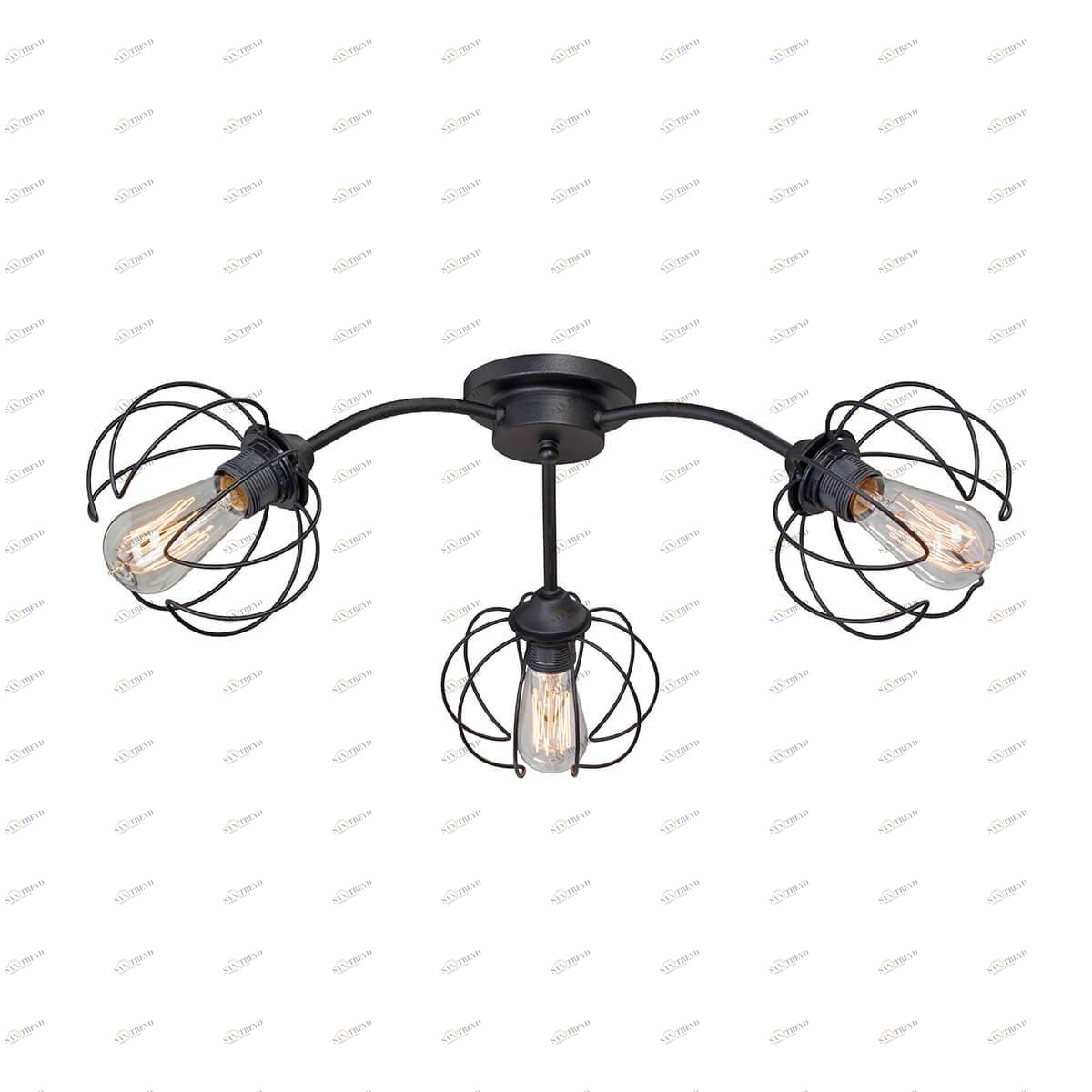 Потолочная люстра Vitaluce V4551-1/3PL VITALUCE ДИЗАЙНЕРСКИЕ 328292 Черный 