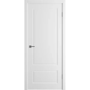 Комплект двери Эрика глухая 90x200 см эмаль белый с добором 200 мм