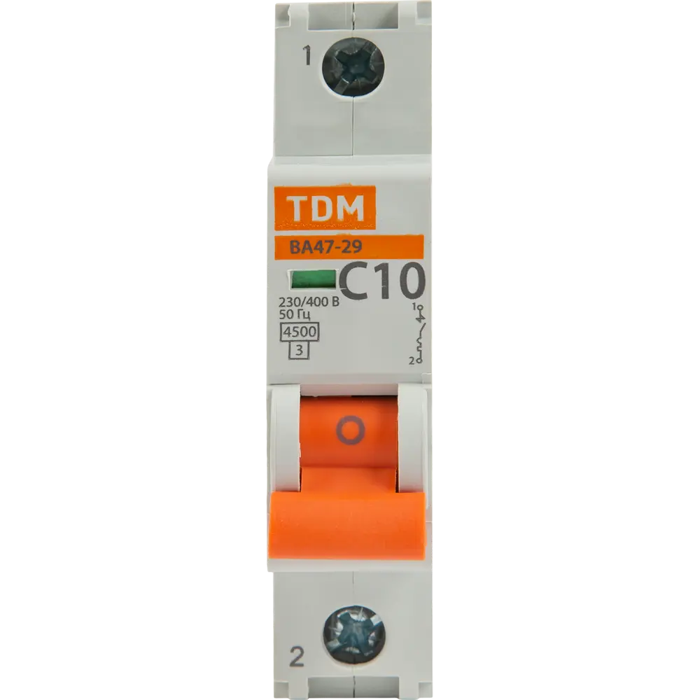 Автоматический выключатель TDM Electric ВА47-29 10А для защиты электросетей 84399467 STLM-0049241 - Вид №1