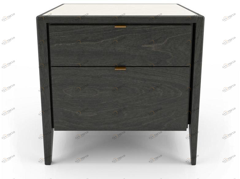 Huppé Прикроватная тумбочка из березы с ящиками Winston 1344vbr-1343vbr HUPPE