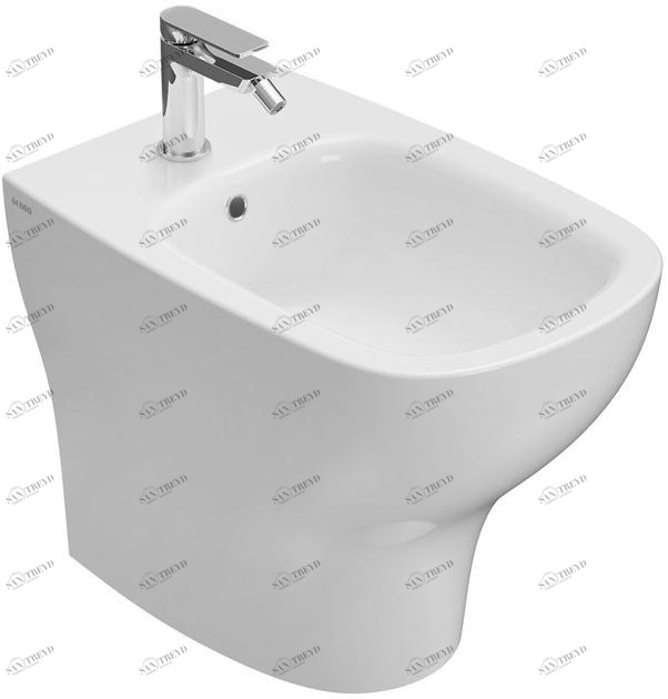 Ge009.bi / ge010.bi Биде напольное Genesis Ceramica Globo