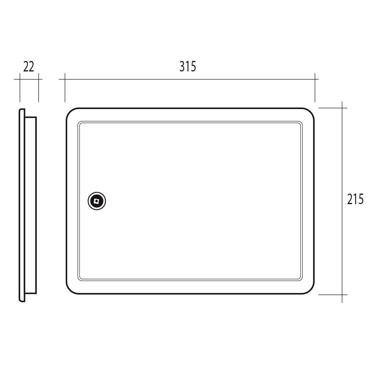 Инспекционная дверца для отверстия 300×200 мм First Corporation вентиляция ARCH-00059198 - Вид №4