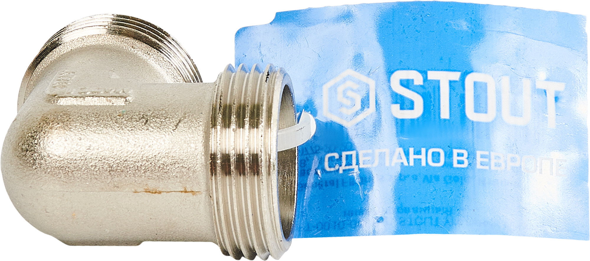 Угольник STOUT 1" для систем отопления и водоснабжения 82238926 STLM-0022651 - Вид №2