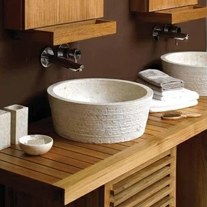 ZEN010 Накладная раковина на столешницу  овальная BATi BALi