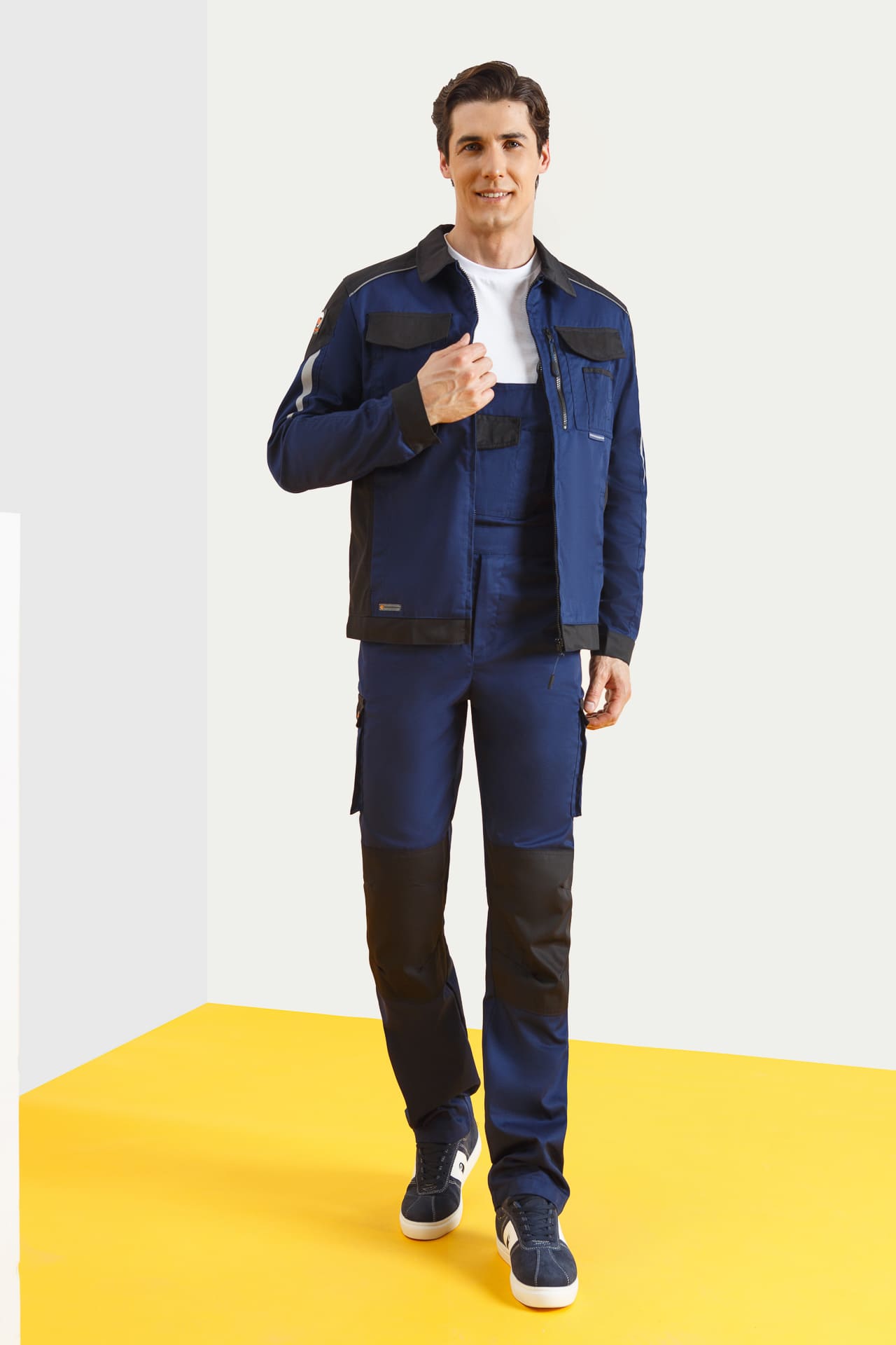 64619 Костюм  NEW 2 темно-синий с черным STATUS  Летняя спецодежда  размер 48-50/182-188  - Вид №9