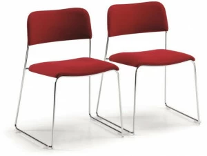 TALIN Стул с обивкой из ткани для залов ожидания