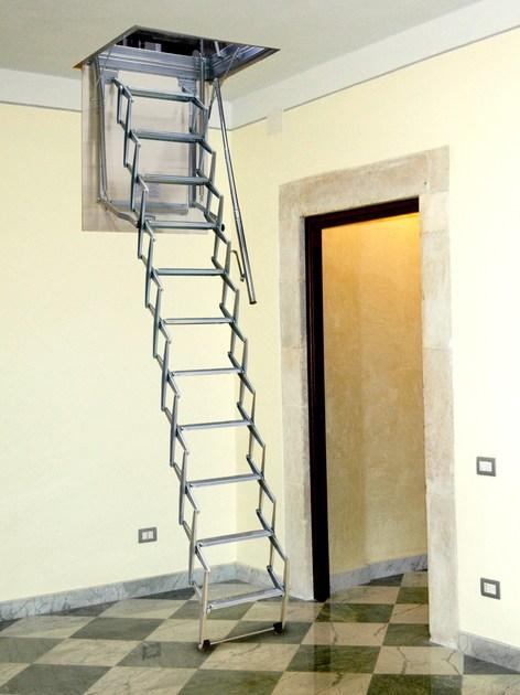 LUXIN Выдвижная лестница из оцинкованной стали Starlux sun-id-1478657 - Вид №1