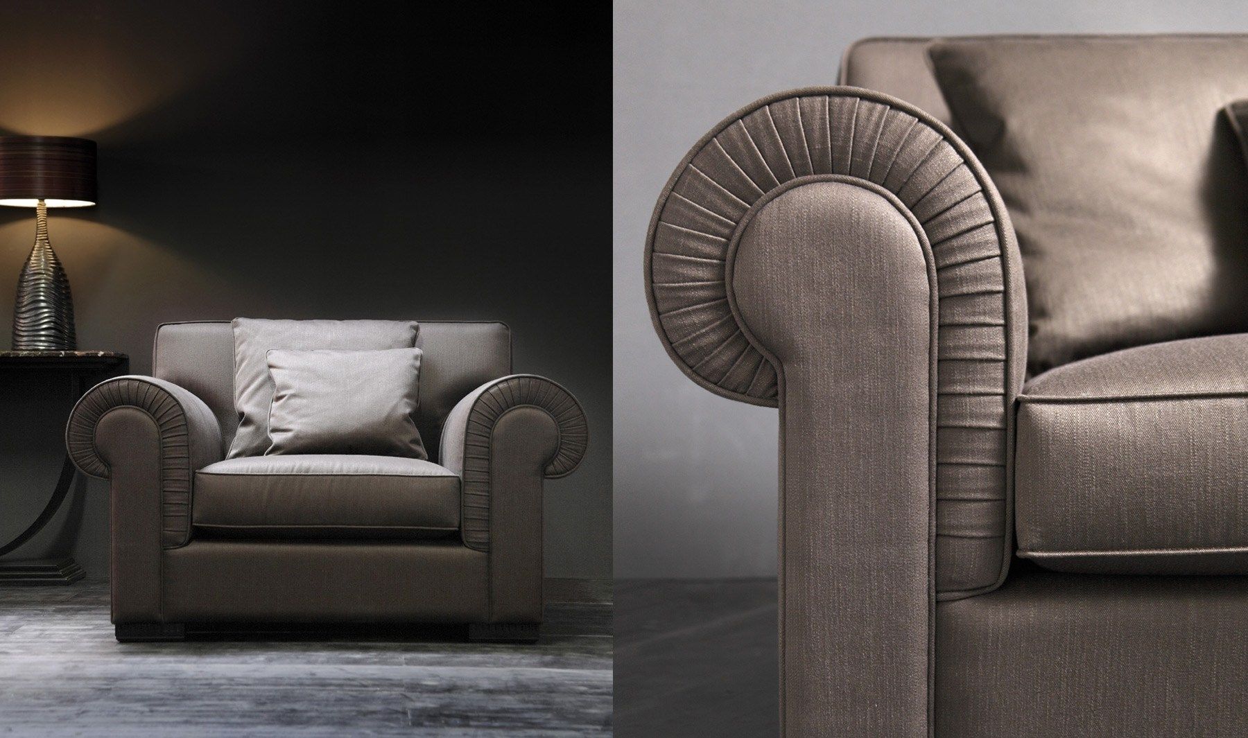 Тканевое кресло с подлокотниками OPERA CONTEMPORARY Ruggero ARCH-00097016 - Вид №1