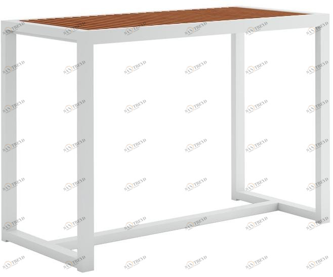 GANDIABLASCO Садовый стол прямоугольный высокий Dna teak sun-id-1412595