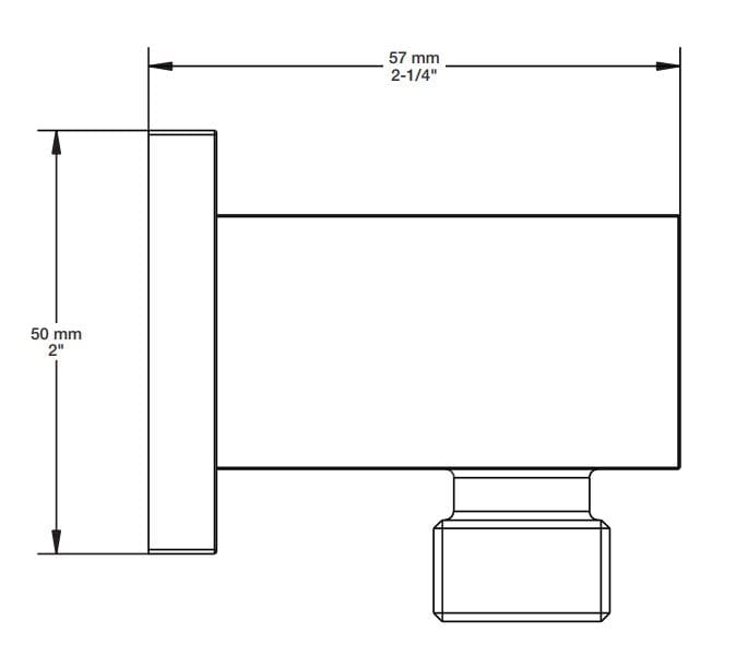Встраиваемый термостатический набор для ванны с ручным душем BARIL Rec B05 ARCH-00054939 - Вид №9