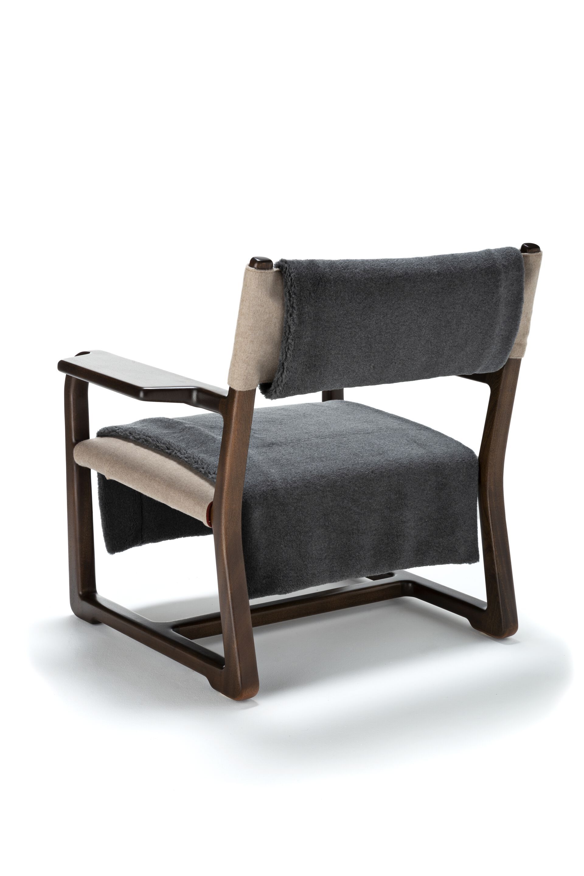 Садовое кресло из красного дерева и ткани с подлокотниками Exteta Loro Piana Interiors, Delight Chairs St. Moritz от Exteta ARCH-00083542 - Вид №4