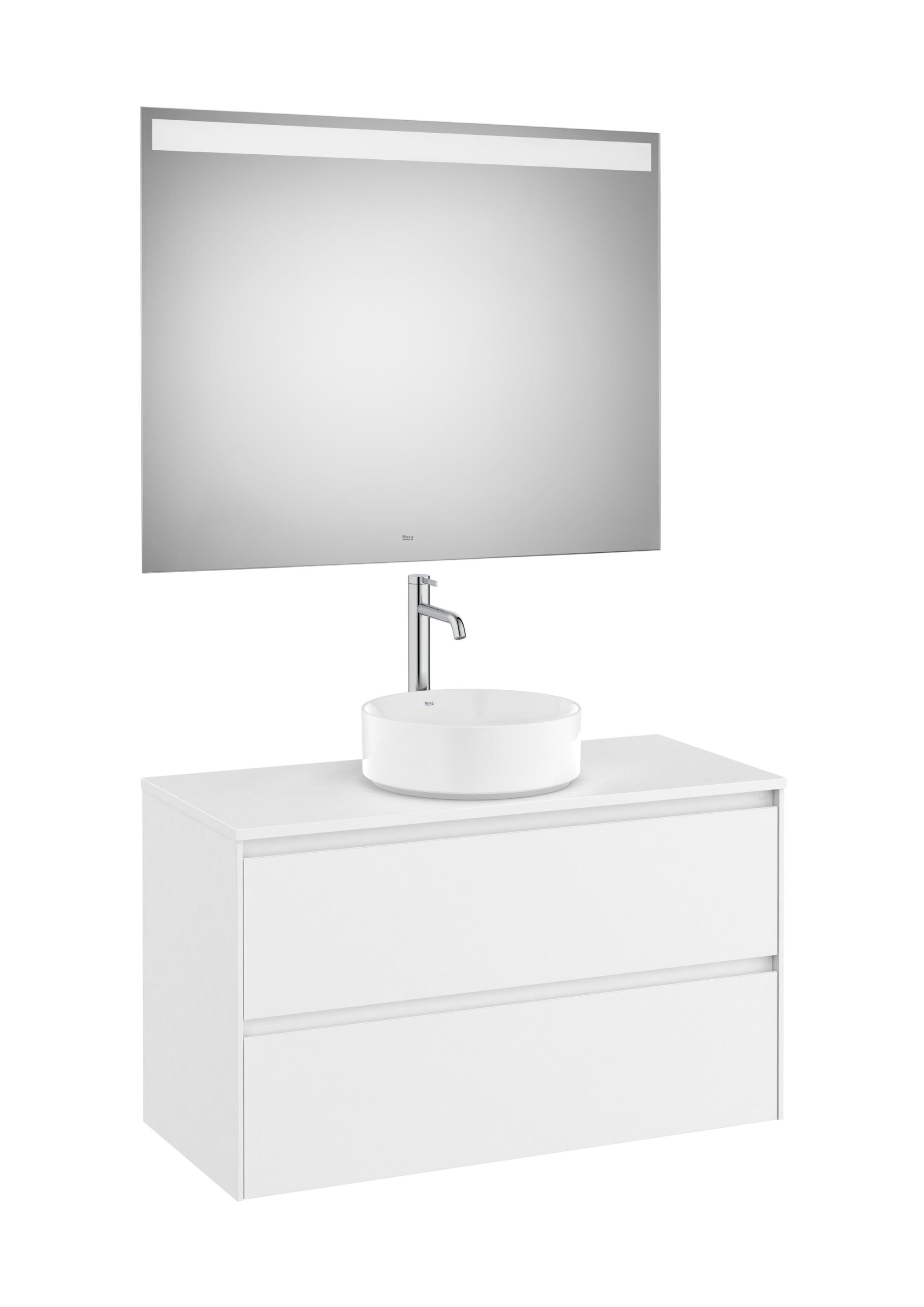 Деревянный одиночный умывальник с зеркалом Roca Ona ARCH-00036665 - Вид №20