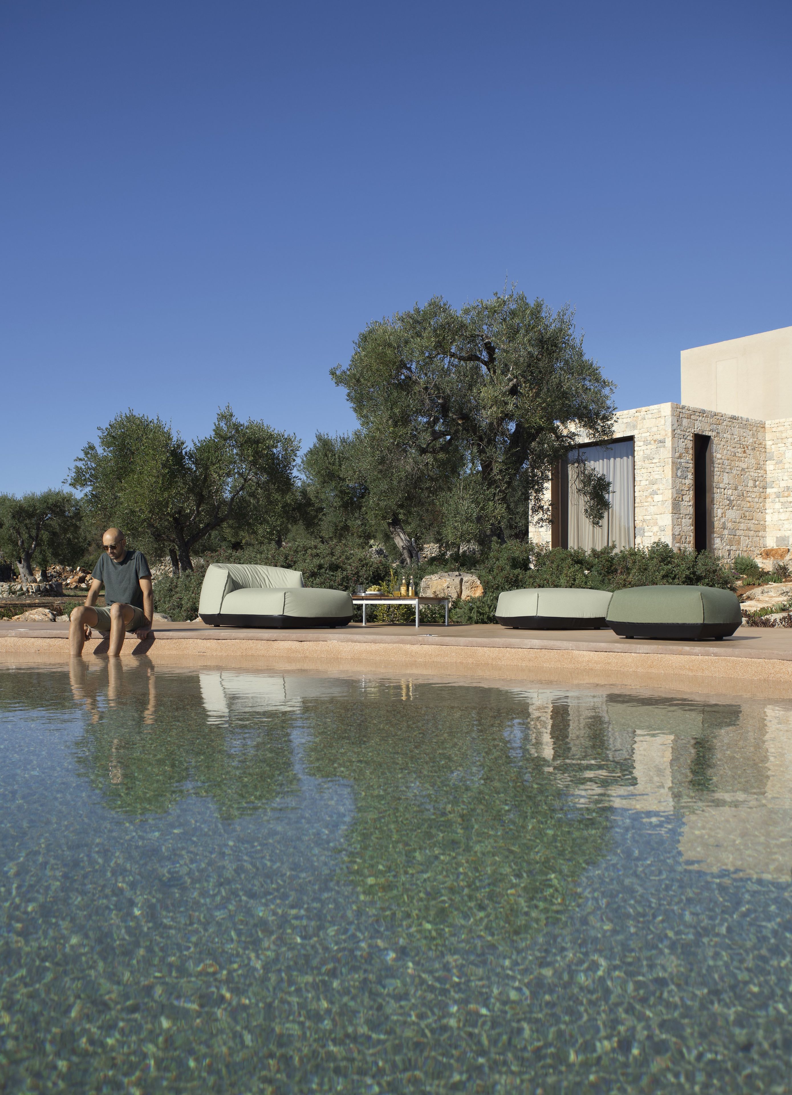 Садовая спальная кровать в Sunbrella® Kristalia Brioni Outdoor ARCH-00055063 - Вид №9