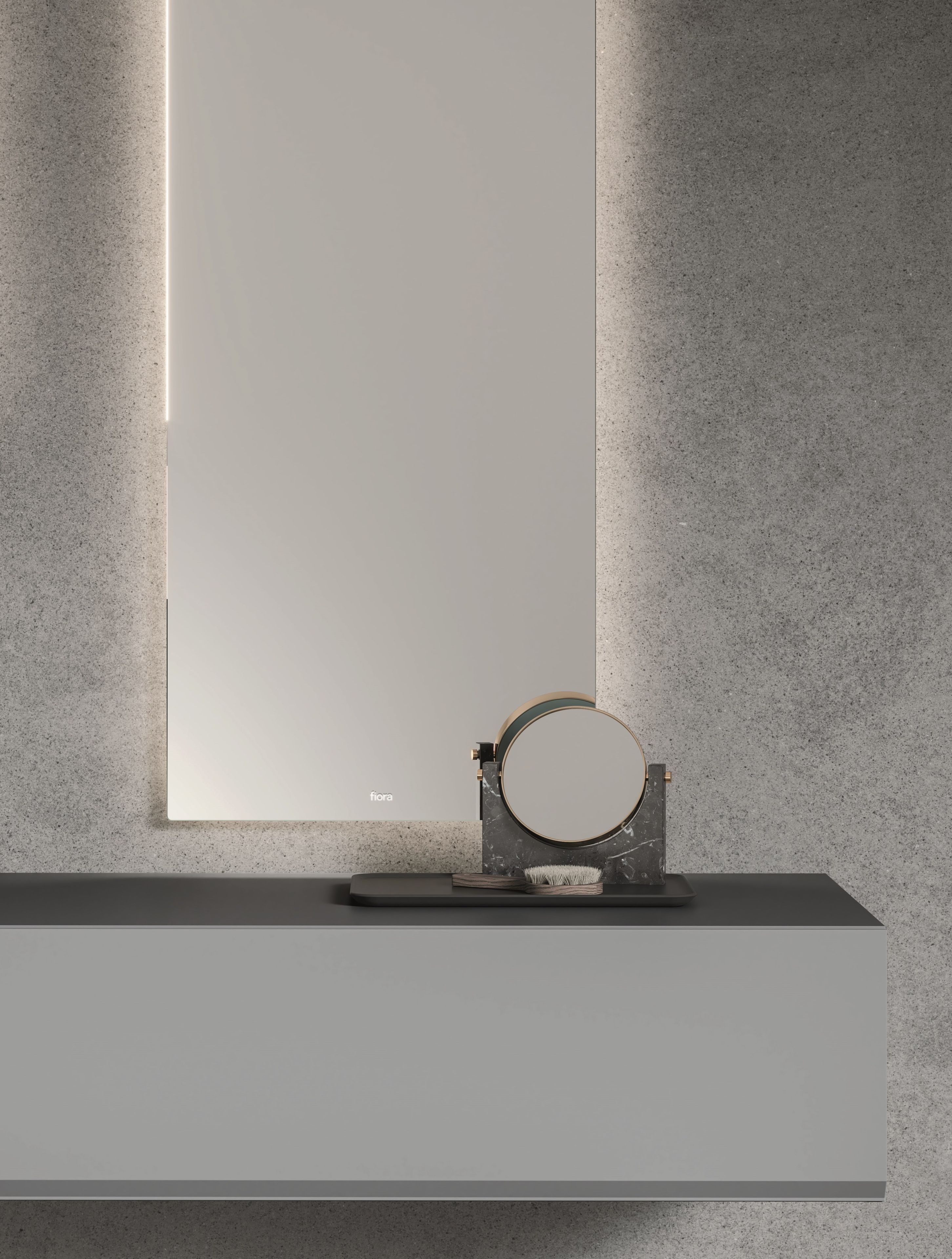 Меламиновый подвесной одиночный умывальник Fiora Making ARCH-00129962 - Вид №7