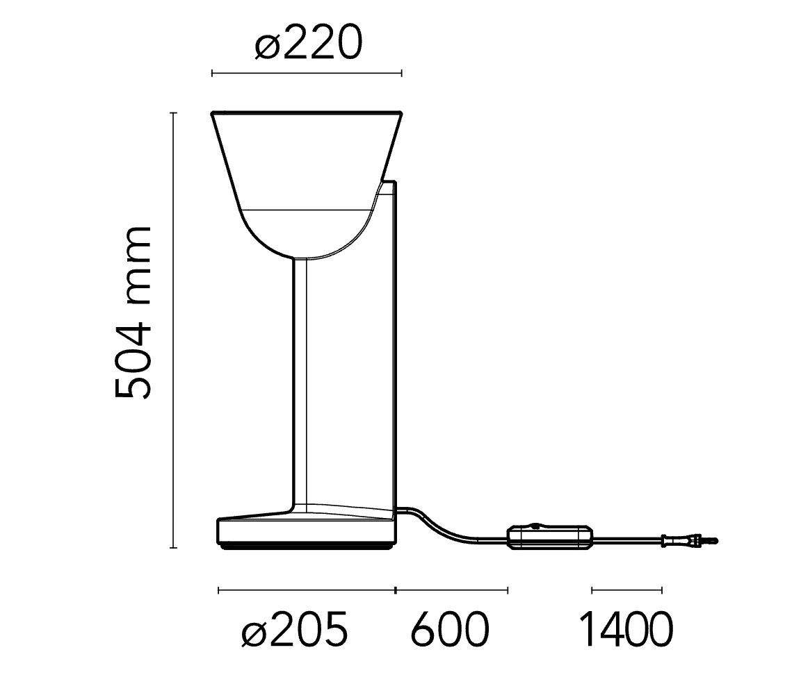 Керамическая светодиодная настольная лампа In Stock Flos ARCH-00042949 - Вид №2