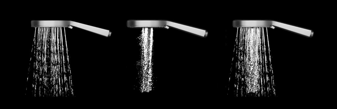 Душевая лейка Flat XXL 3 функции диаметр 140 мм 961.00 Ravak X07P344 - Вид №1