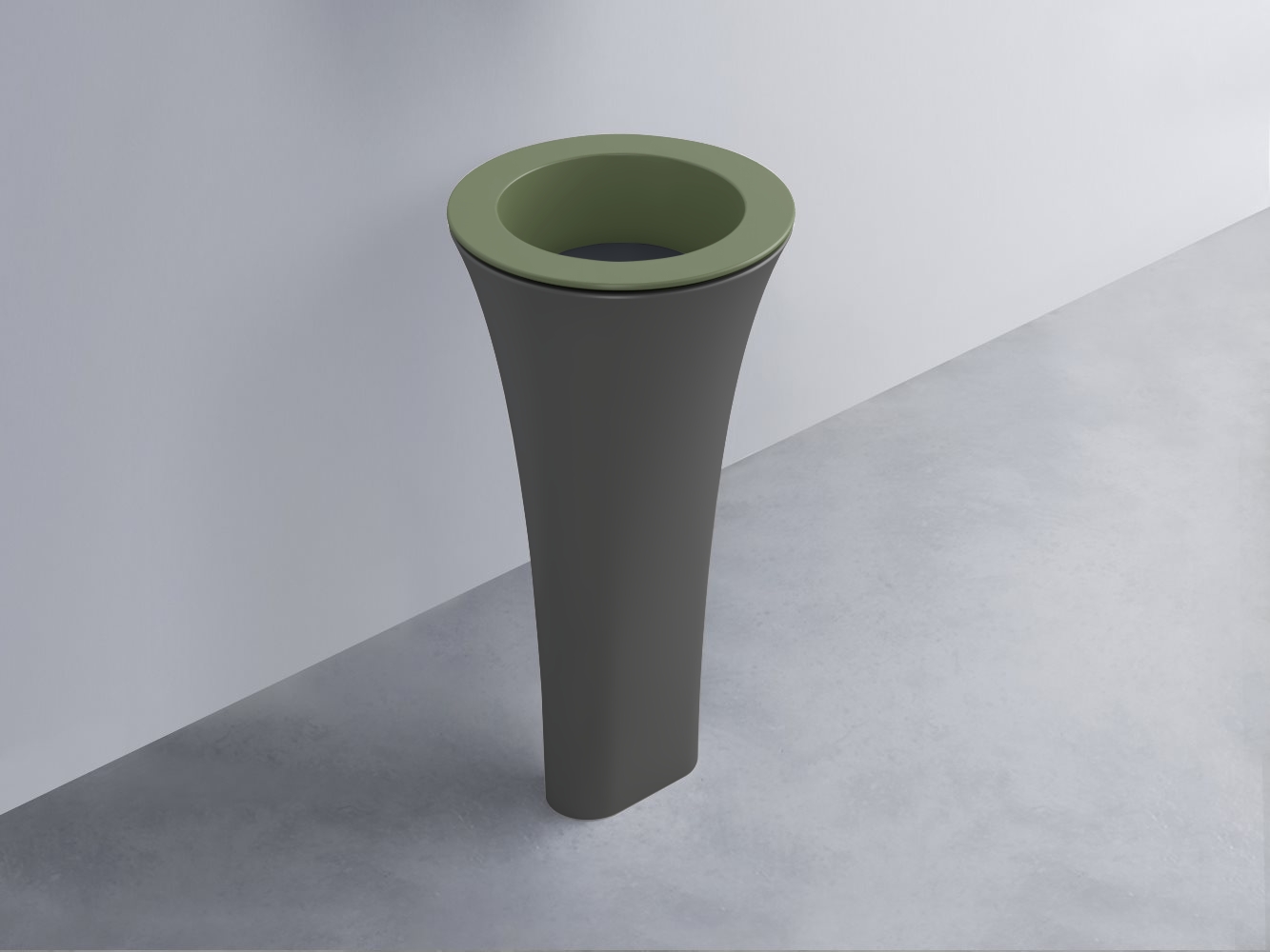 AMLA45-AG+AMPILT-BA+AMCOLT-CM Раковина Amedeo Tondo отдельностоящая cielo Enjoy + Amedeo Ceramica Cielo