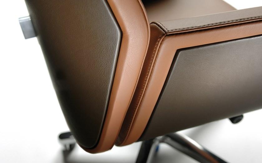 ESTEL GROUP Поворотное офисное кресло из кожи Tua sun-id-1509646 - Вид №3