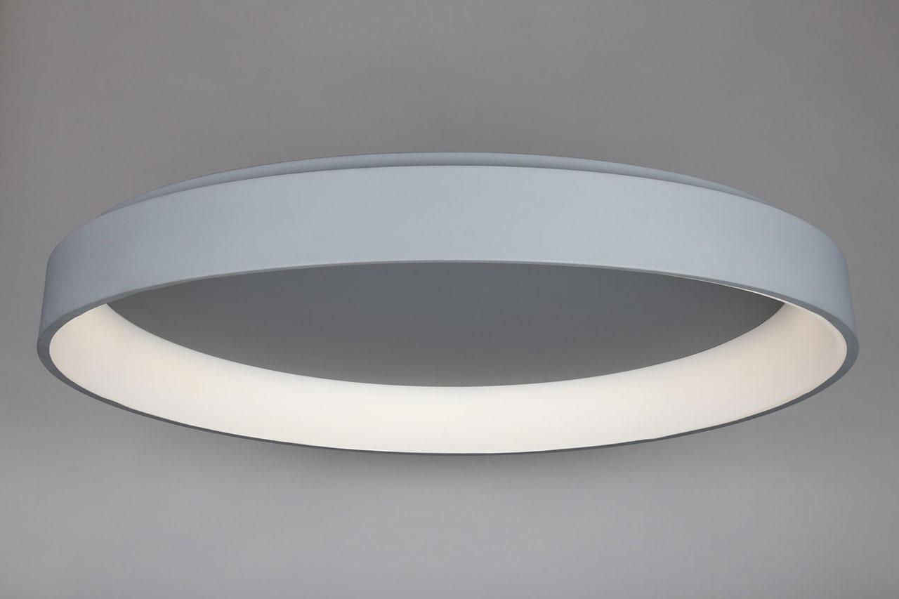 Потолочный светодиодный светильник Omnilux Ortueri OML-48517-144 OMNILUX ORTUERI GREY 202589 Серый  - Вид №1