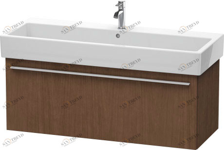 XL604701313 Тумбочка подвесная X-Large #XL6047 1150 x 443 мм Американский орех, натуральный шпон Duravit